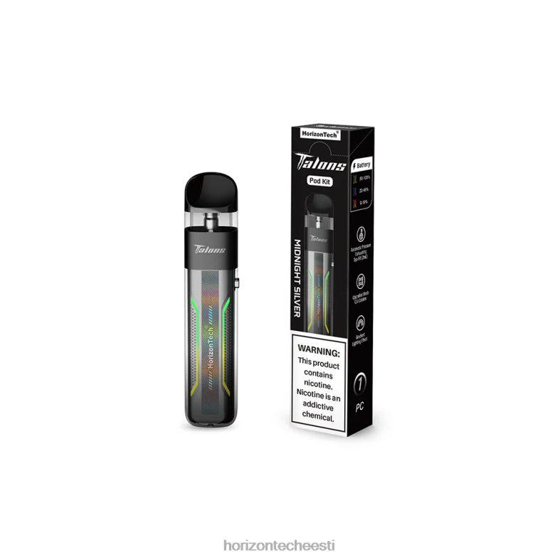 2JXRL196 HorizonTech Talons pod süsteem Horizon Tech vape coils - kesköö hõbe