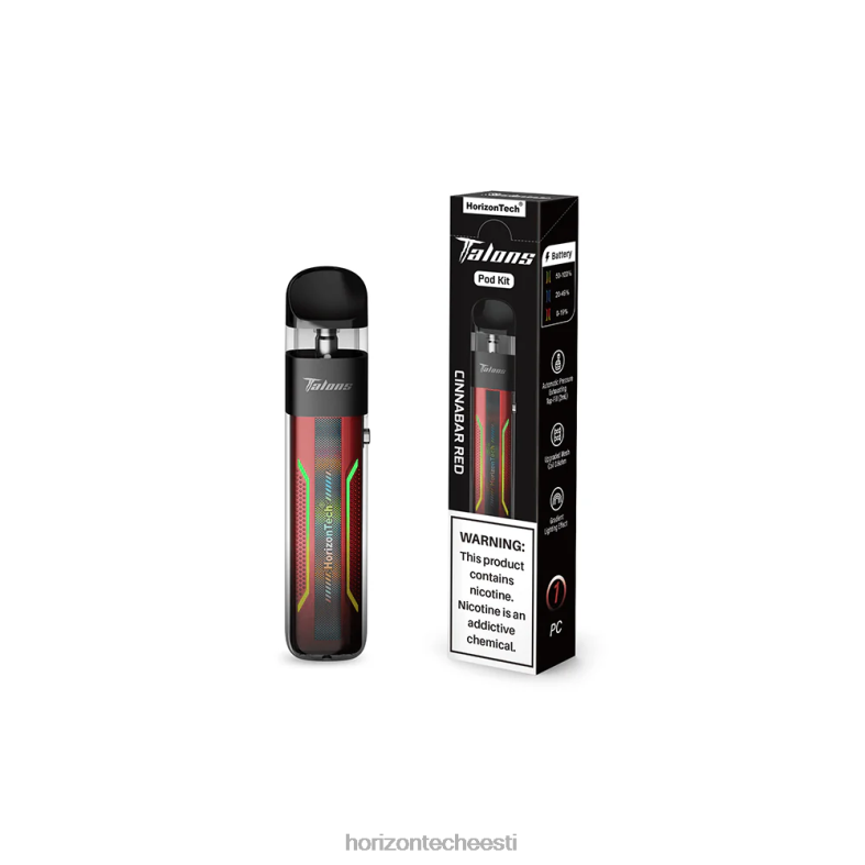 2JXRL198 HorizonTech Talons pod süsteem Horizon Tech vape tank - kinaveri punane