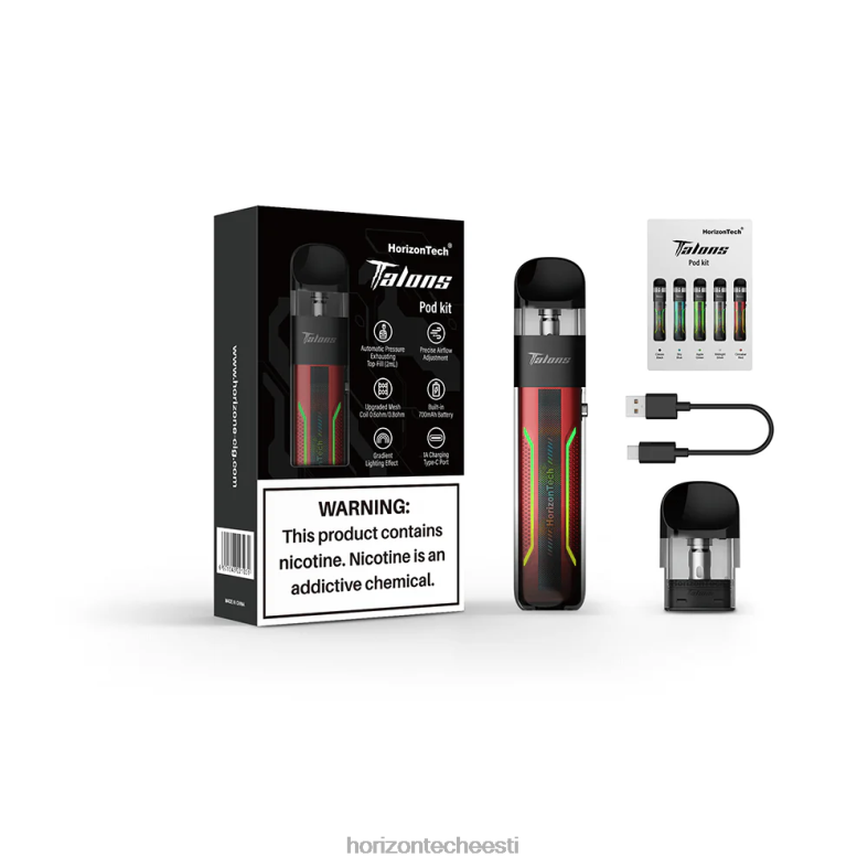 2JXRL202 HorizonTech Talons stardikomplekt Horizon Tech company - kinaveri punane