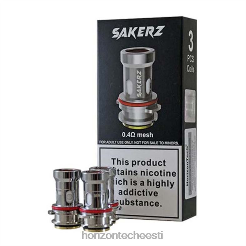 2JXRL159 HorizonTech Sakerz poolid (3-pakk) Horizon Tech vape - 0,4 oomi (3 pakk)