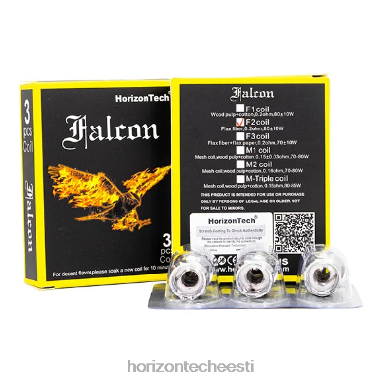 2JXRL160 HorizonTech Falcon poolid (3-pakk) Horizon Tech company - f2 mähis 0,2 oomi