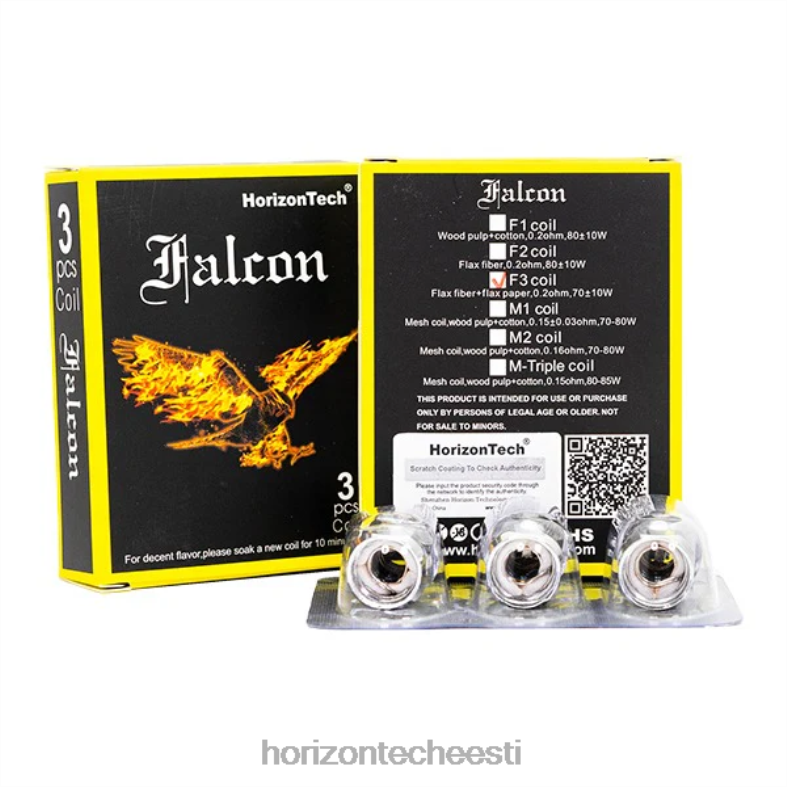2JXRL161 HorizonTech Falcon poolid (3-pakk) HorizonTech Eesti - f3 mähis 0,2 oomi