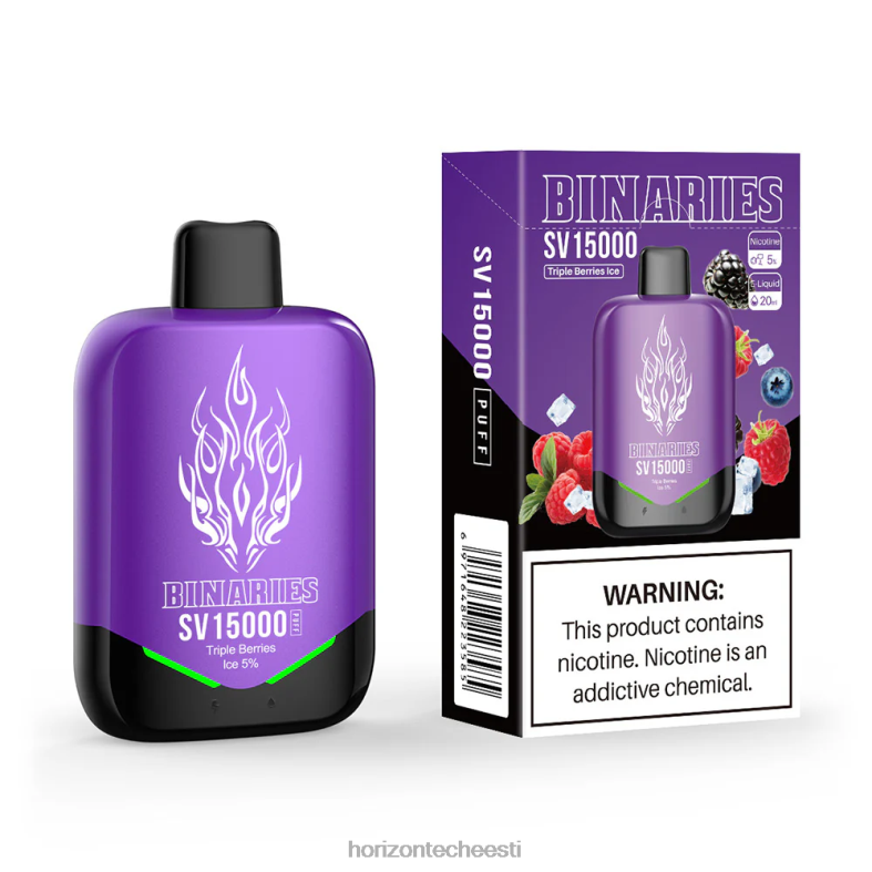 2JXRL94 HorizonTech Binaries Cabin ühekordne sv Horizon Tech vape coils - kolmekordsed marjad jää