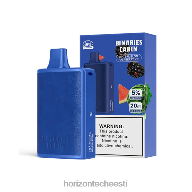 2JXRL71 HorizonTech Binaries Cabin ühekordne 20ml HorizonTech Eesti - arbuusi vaarikajää
