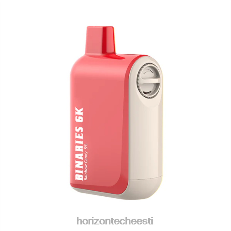 2JXRL27 HorizonTech Binaries Cabin ühekordne 15ml HorizonTech vape kit - vikerkaare kommid